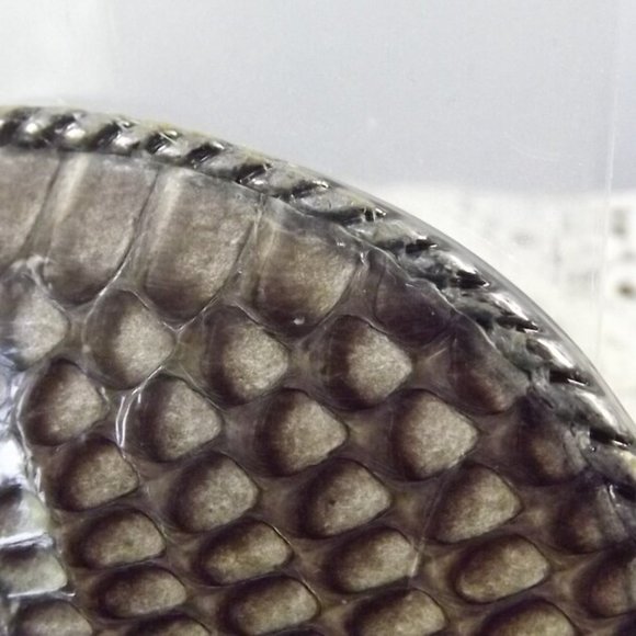 Vintage Karung Snakeskin Artisan Belt Buckle NOS 2 - Picture 4 of 9